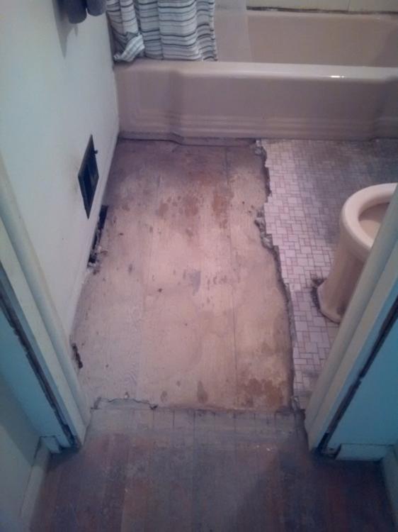 Bath Floor half out.JPG